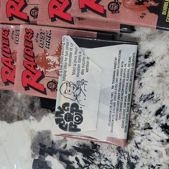 Raiders of the lost Ark single wax packs, $10 per package - Picture 2 of 3